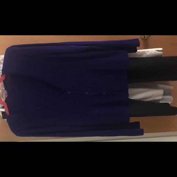 New Purple Softwear by Mark Singer Top Button Down Top or Jacket size La… - Picture 12 of 15